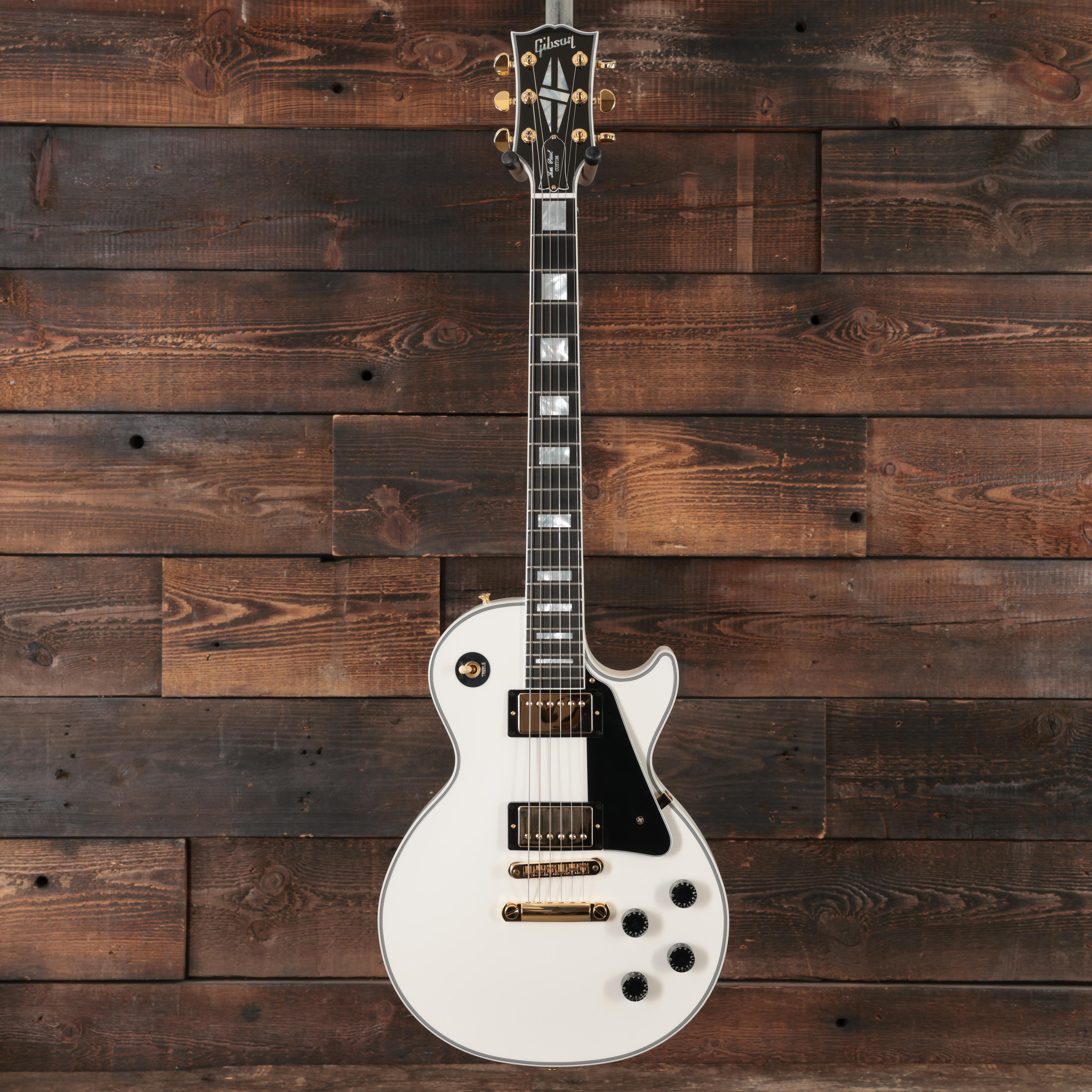 Gibson Custom Shop Les Paul Custom in Alpine White - Andertons